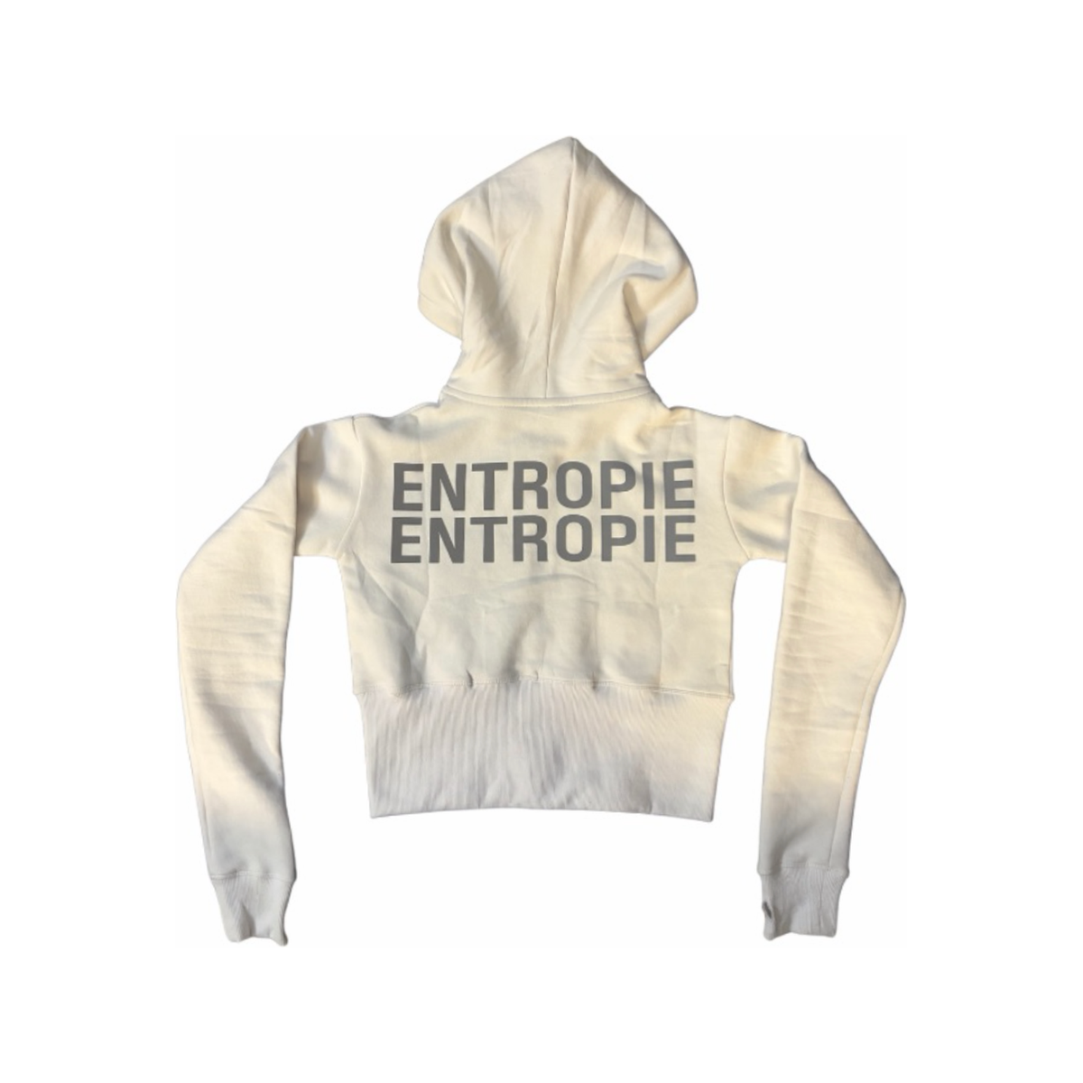 DYSTOPIA ENTROPIE HOODIE // WHT