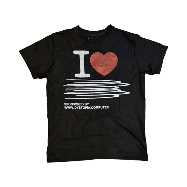 I ♥ DYSTOPIA TEE // BLK